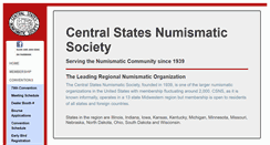 Desktop Screenshot of centralstates.info