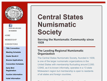 Tablet Screenshot of centralstates.info